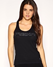 Freddy Glitter Logo Waffle Vest