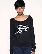 Freddy Scoop Neck Fame Logo Top