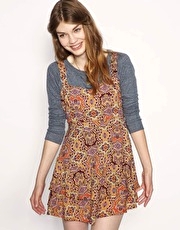 Free People Paisley Print Flared Dress