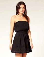 French Connection Cheesecloth Bandeau Dress