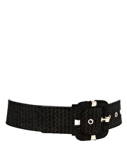 French Connection Entwined Suede Waist Belt
