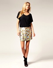 French Connection Hayley Sequin Skirt