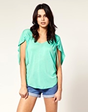 French Connection Jersey Cape Top