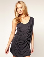 French Connection Jersey Drape Dress