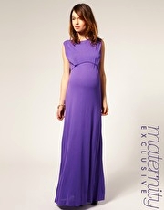 French Connection Maternity Scoop Back Jersey Maxi Dress Exclusive to ASOS