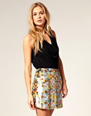 French Connection Nina Cowl Jersey Vest