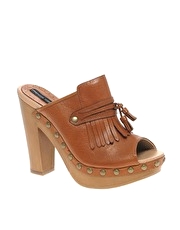 French Connection Saviolla Heeled Clog Loafer