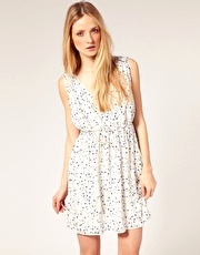 French Connection Sequined Grecian Dress