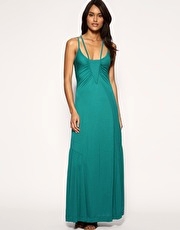 French Connection Strappy Cross Back Maxi Dress