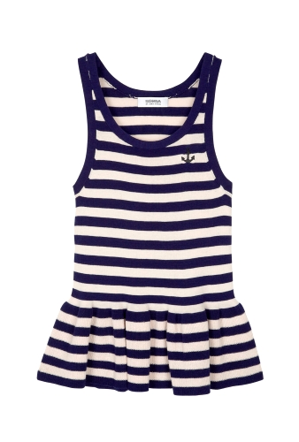 Frill Waist Tank by Sonia by Sonia Rykiel