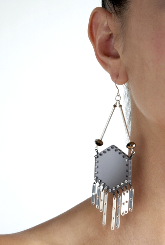 Fringe Earrings by Merle O'Grady