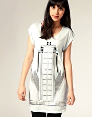 Full Circle Art Deco Tunic T-Shirt