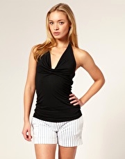 Full Circle Halter Neck Top