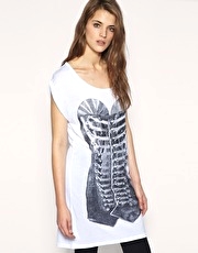 Full Circle Military Corset Print T-Shirt