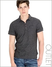 Full Circle Revi Fine Stripe Jersey Polo Shirt
