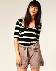 Full Circle Stripe Pocket T-Shirt