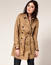 G Star Belted Trench Coat