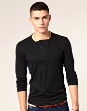 G Star Correct Line Pitcher Long Sleeve Grandad Top