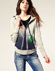 G Star Raw Contrast Logo Hoodie