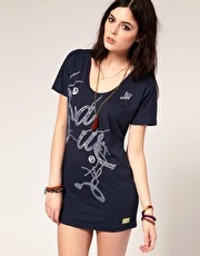 G Star Rope Logo T-Shirt Dress