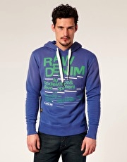 G Star Spearmint Hooded Sweat Top