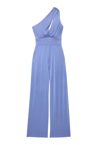 Galaxy One Shoulder Jumpsuit by Halston Heritage