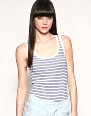 Gap Stripe Rib Tank Top