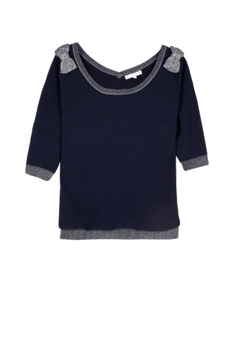 Germain Lurex Bow Sweater by Paul & Joe Sister