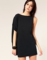 Gestuz Asymmetric Jersey Dress