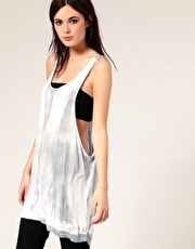 Gestuz Open Side Tie Dye Tank Top