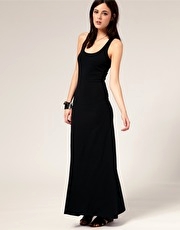 Gestuz Racer Back Jersey Maxi Dress