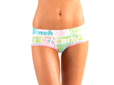 Ginch Gonch - Boys Kiss My Abs Womens Brief