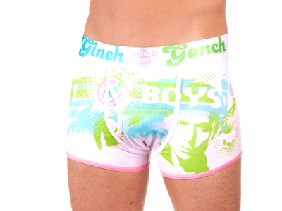Ginch Gonch - I Love Boys Kiss My Abs Boxer
