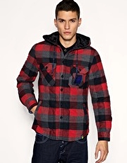 Gio Goi Stormer Fully Lined Hooded Shirt