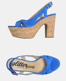 GLITTER PINK - Klacksandaler - 6
