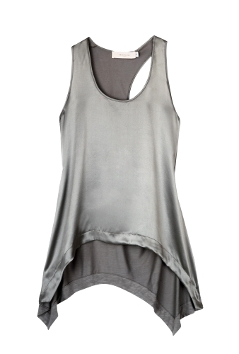 Green Opal Silk Vest by Preen Line