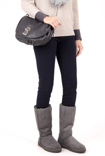 Grey Classic Tall Boots by UGG Australia