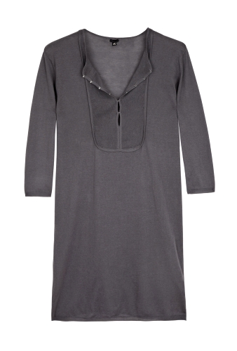 Grey Henley Dress by 3.1 Phillip Lim Initials