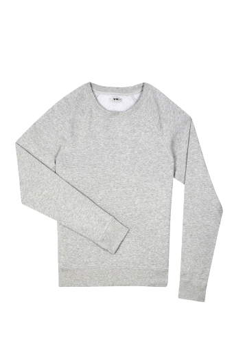 Grey Melange Gym Sweat Top by Acne
