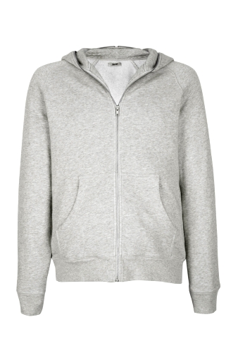 Grey Melange Zip Gym Hoody by Acne