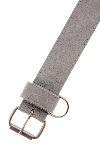 Grey Mila Leather Waist Belt by Elegantly Waisted