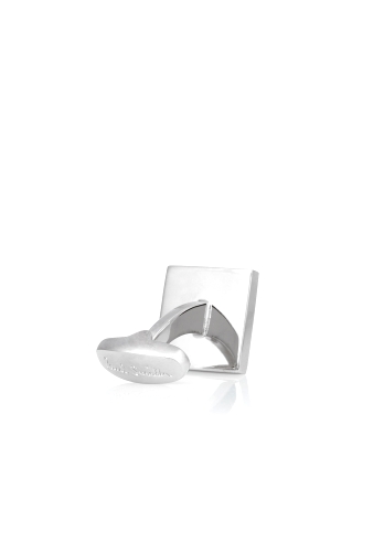 Grey Multi Stripe Square Cufflinks by Paul Smith Accessories