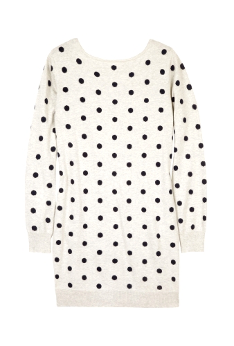 Grey Plumetts Polka Dot Jumper Dress by Paul & Joe Sister