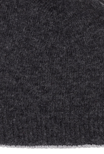 Grey Stripe Classic Reversible Beanie by Paul Smith Accessor
