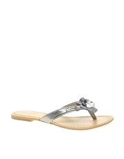 Guess Billions B Jewelled Flat Sandals