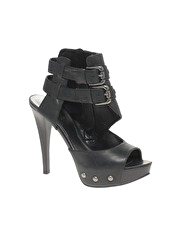 Guess Kemana Buck Side Cuff Heeled Shoeboot