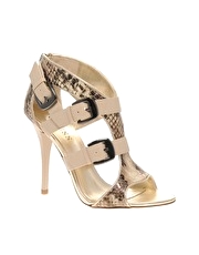 Guess Odetta Strappy Buckled Heeled Sandals