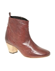 H By Hudson Chantilly Mid Heel Ankle Boot