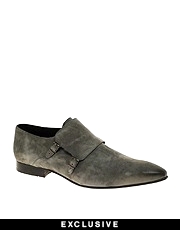 H By Hudson Exclusive Fossil Monk Shoes - 2