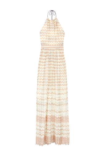 Halter Neck Wave Maxi by M Missoni